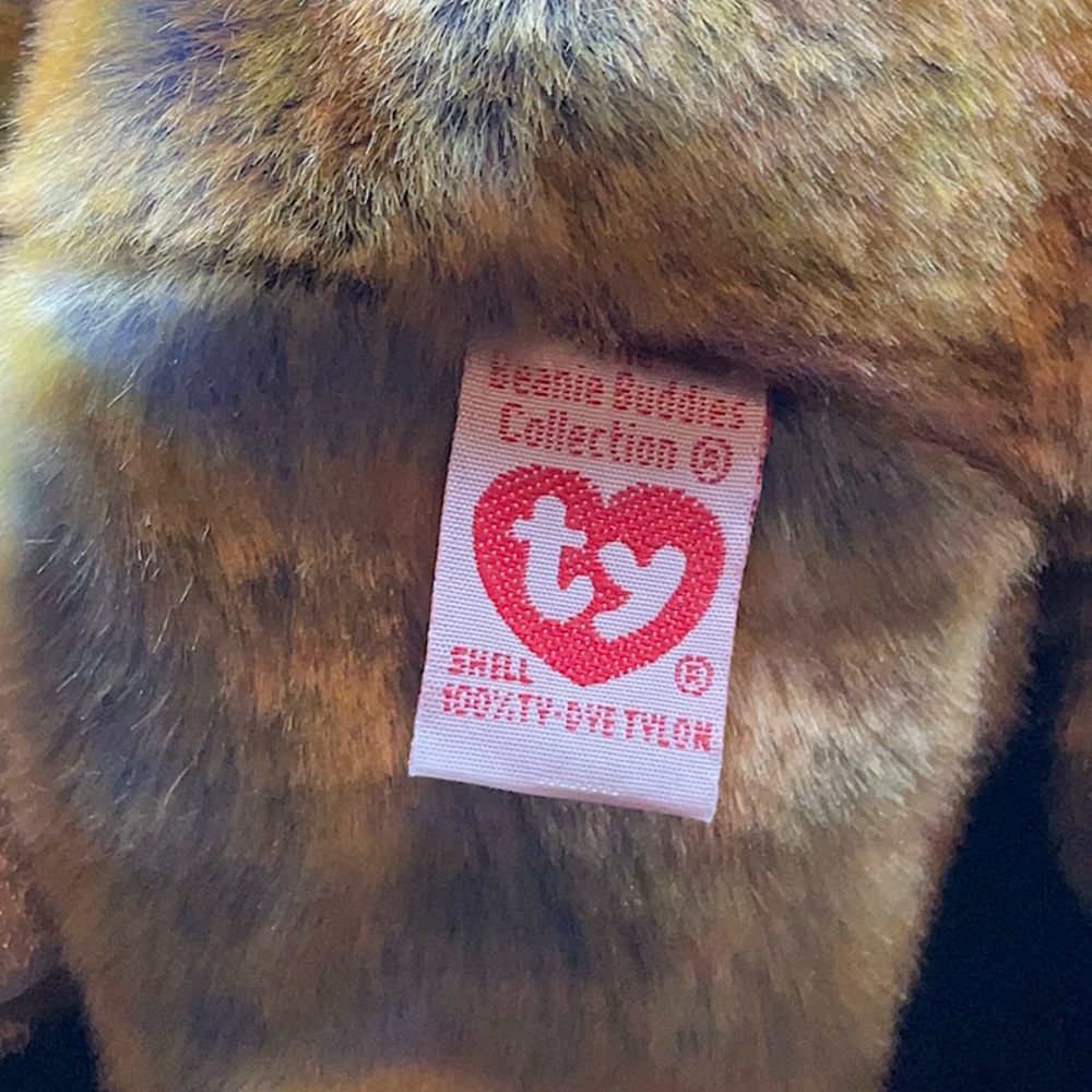 Retired Ty 2000 Original Clubby III Beanie Baby Buddy 15” Bear. - Picture 5 of 9